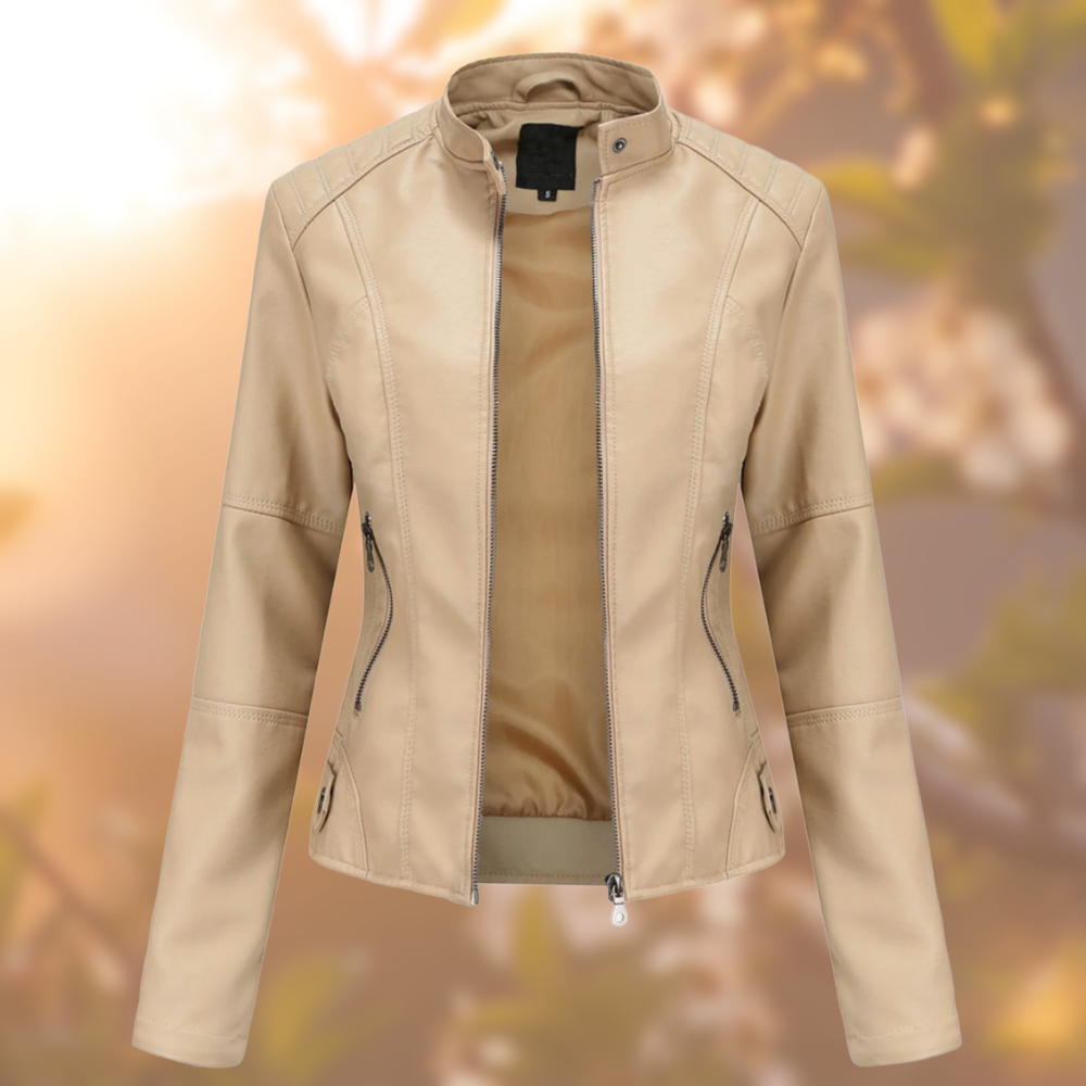 Giulia - Veste en cuir élégante pour femme
