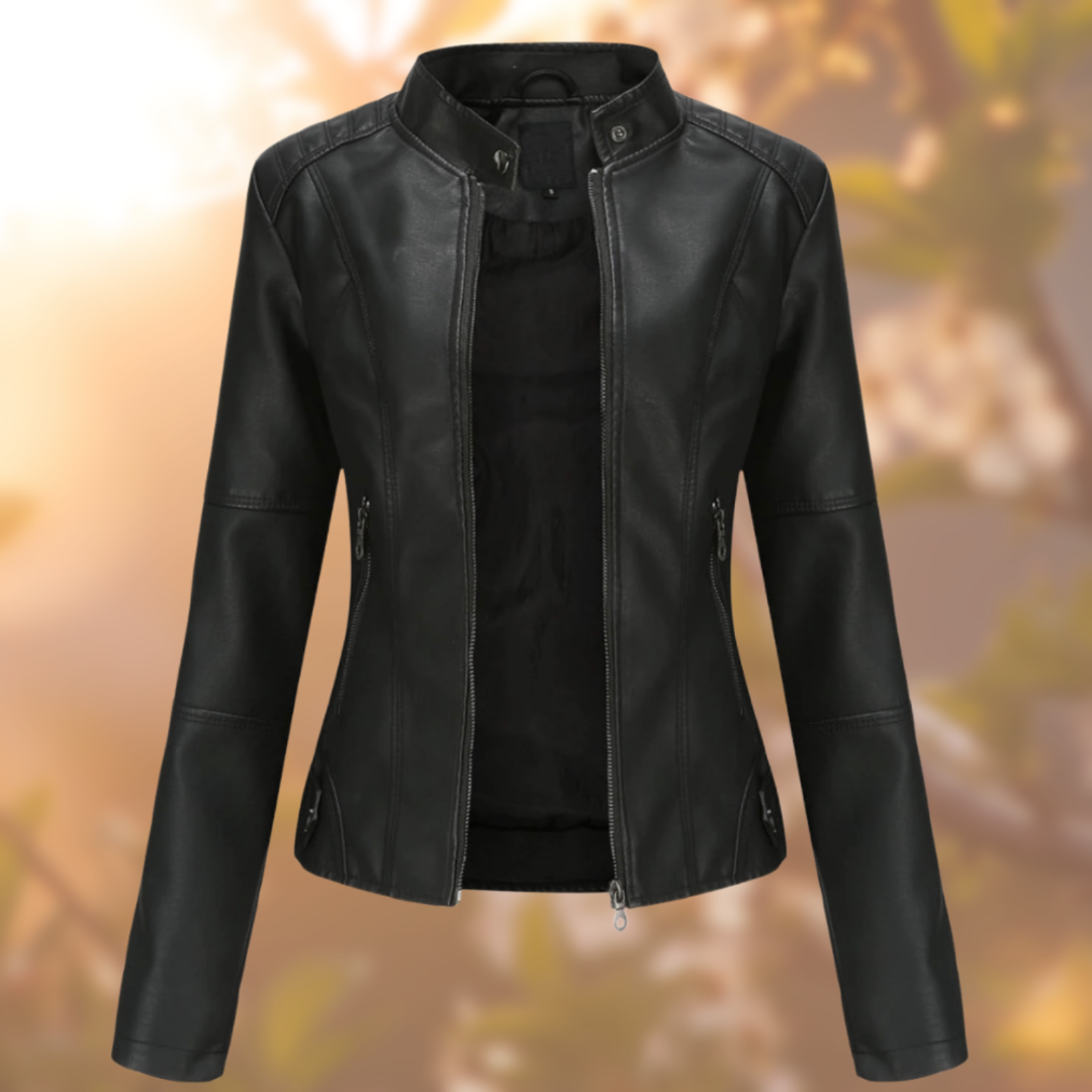 Giulia - Veste en cuir élégante pour femme