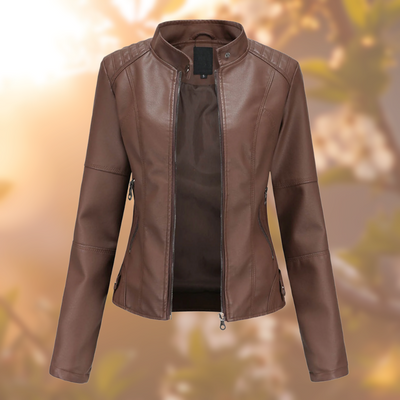 Giulia - Veste en cuir élégante pour femme