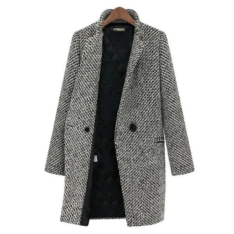 Cheska | Manteau long en laine 