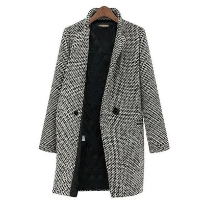 Cheska | Manteau long en laine 