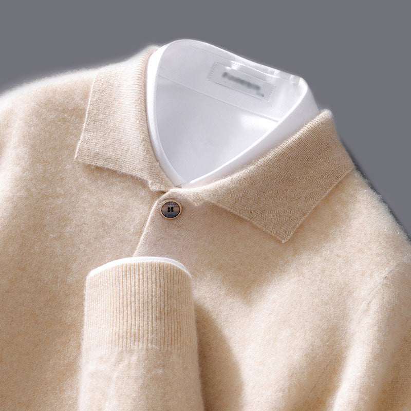 Luca | Cashmere Polo Sweater