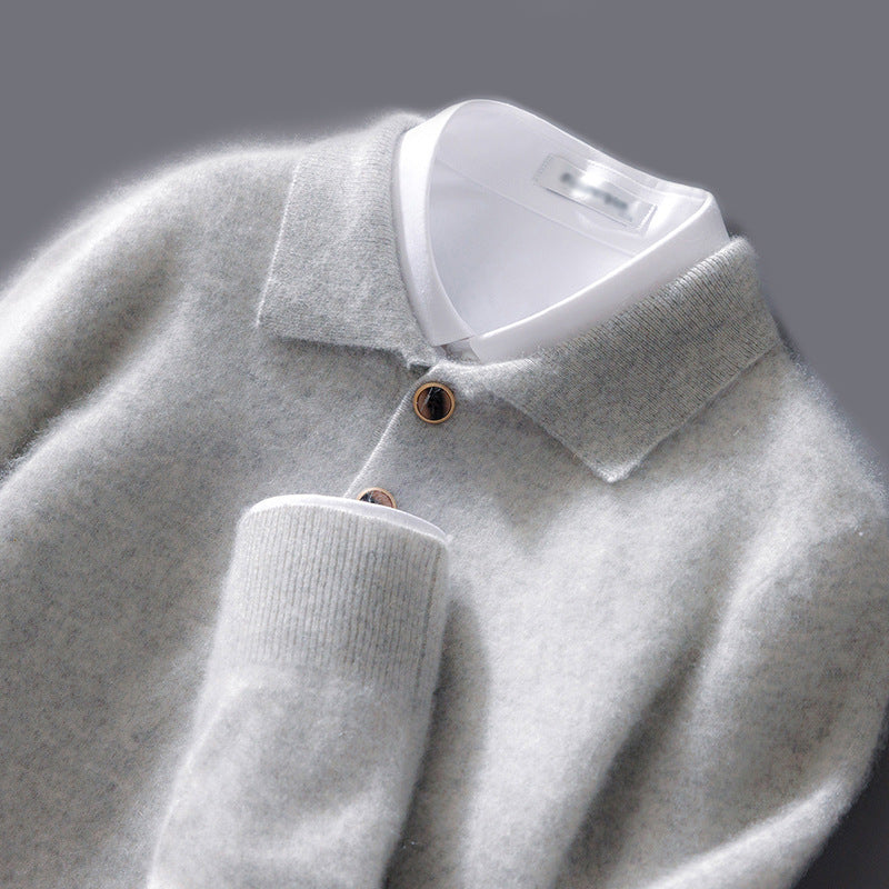 Luca | Cashmere Polo Sweater