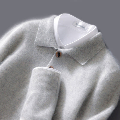 Luca | Cashmere Polo Sweater