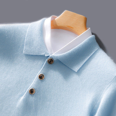 Luca | Cashmere Polo Sweater
