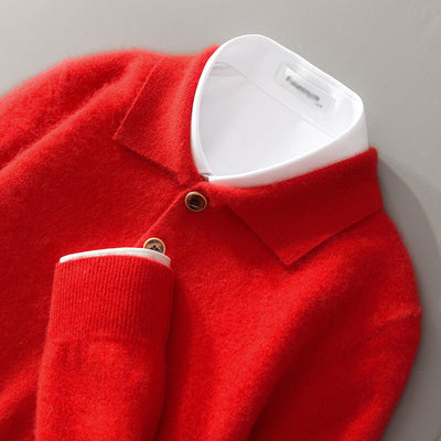 Luca | Cashmere Polo Sweater