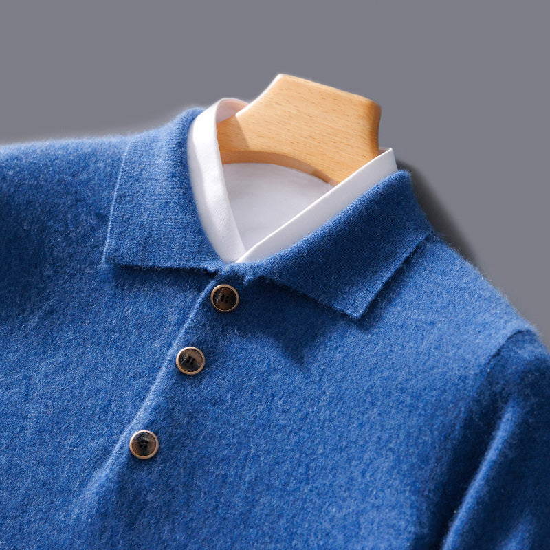 Luca | Cashmere Polo Sweater