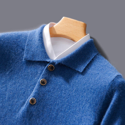 Luca | Cashmere Polo Sweater