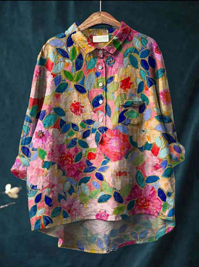 Laura™ | Chemisier classique à motif floral