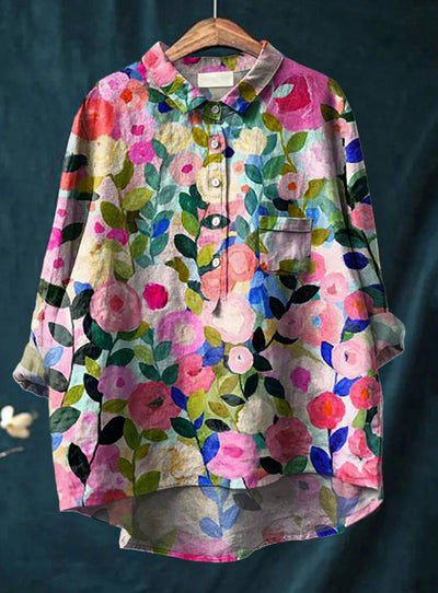 Laura™ | Chemisier classique à motif floral