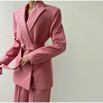 Élodie-Lys™ | Ensemble 3 pièces (corsetto, blazer et pantalon)