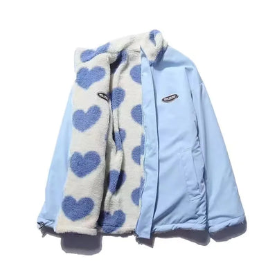 Bacia |Deluxe™️ Manteau double face en forme de cœur