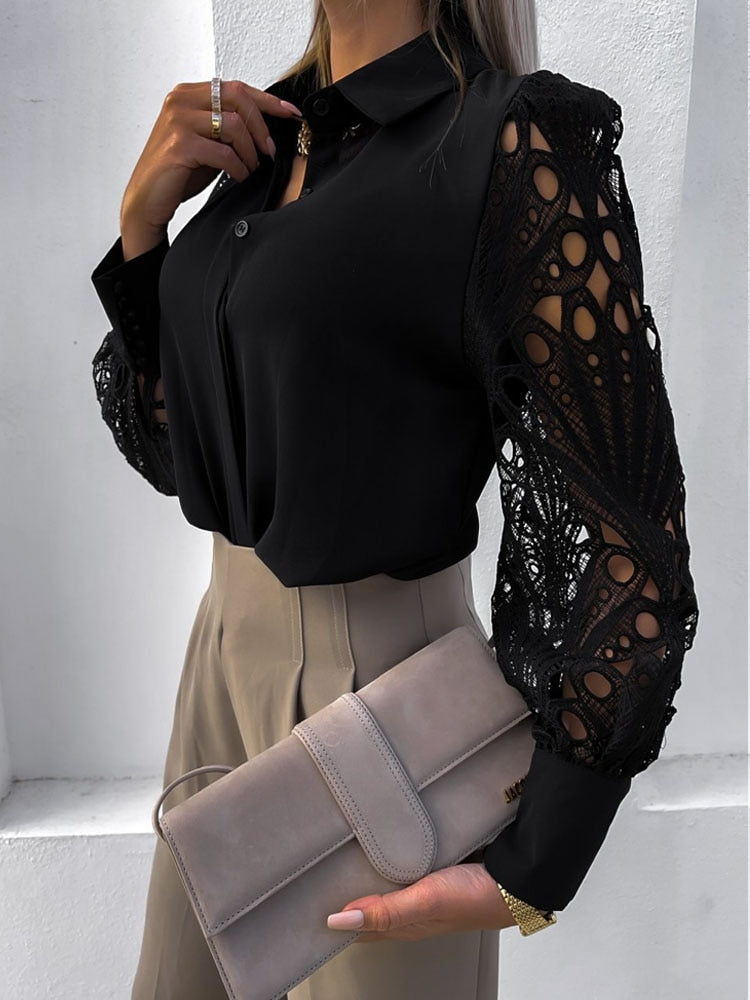 Abby | Hollow Out Blouse
