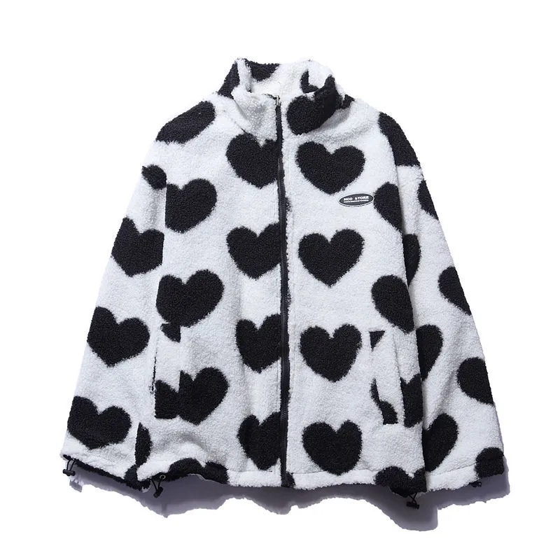Bacia |Deluxe™️ Manteau double face en forme de cœur