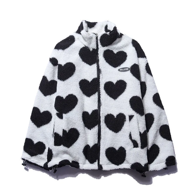 Bacia |Deluxe™️ Manteau double face en forme de cœur