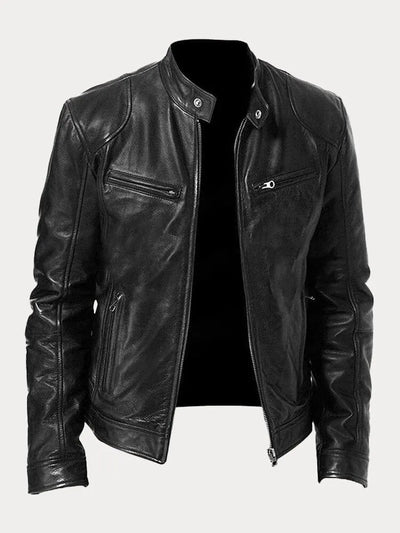 James | Veste en cuir élégante 