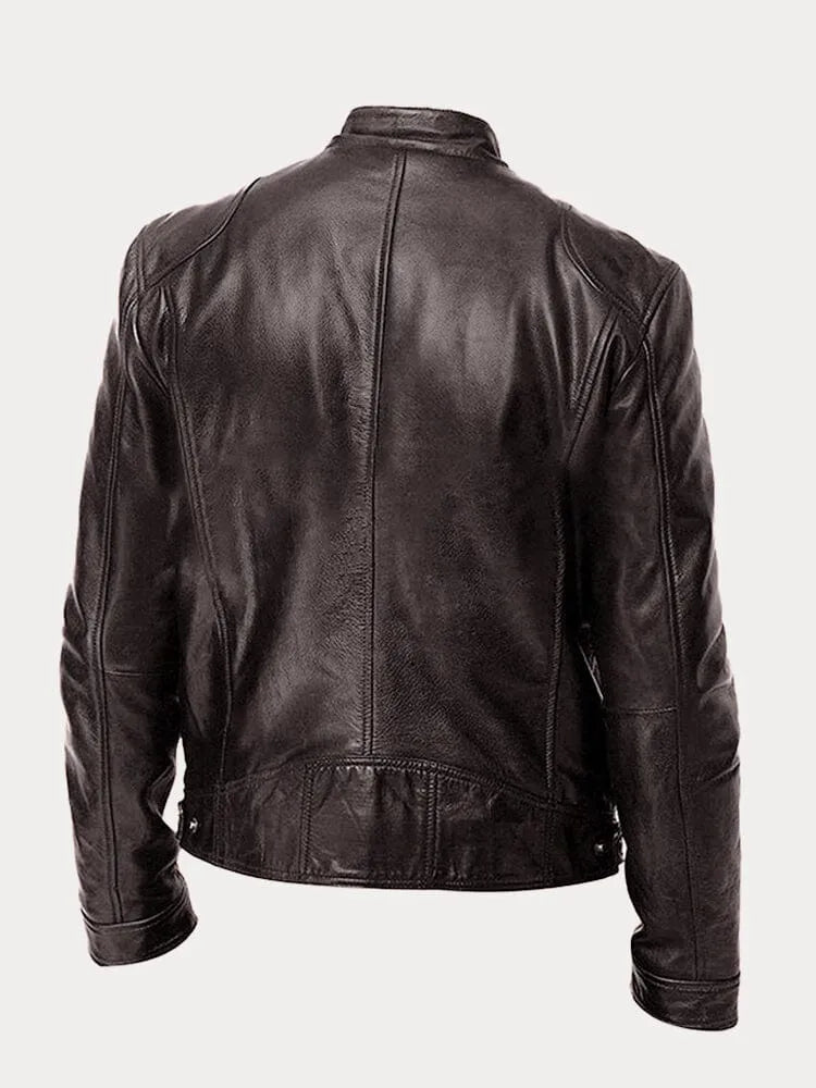 James | Veste en cuir élégante 