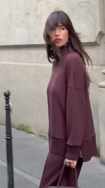 Céleste-Valérie™ | Ensemble tricoté élégant