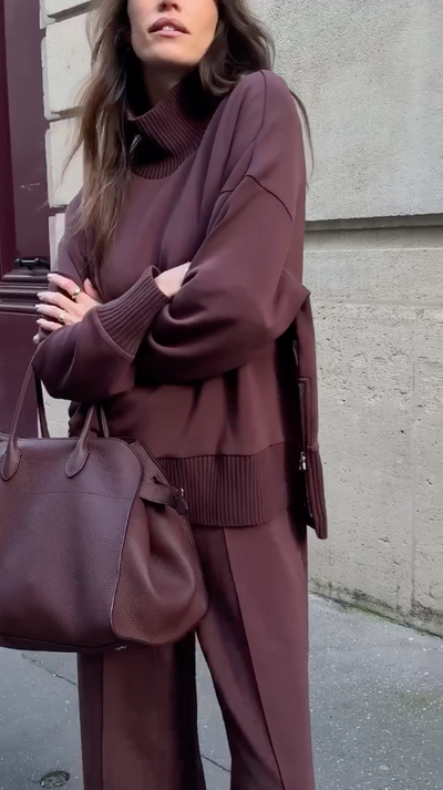 Céleste-Valérie™ | Ensemble tricoté élégant