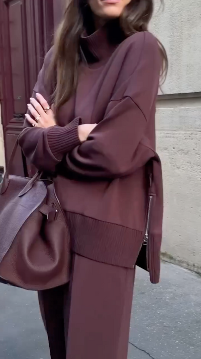 Céleste-Valérie™ | Ensemble tricoté élégant