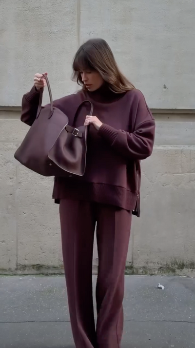 Céleste-Valérie™ | Ensemble tricoté élégant