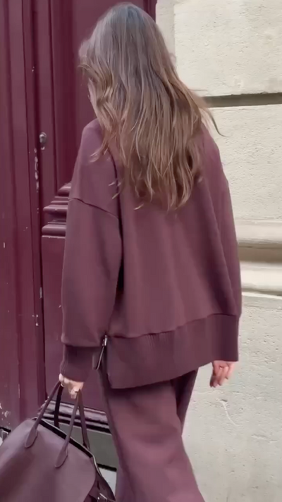 Céleste-Valérie™ | Ensemble tricoté élégant