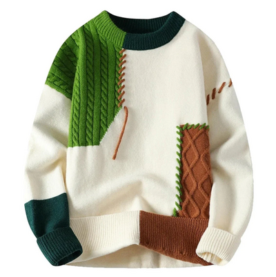 Leo™ | Handmade Patchwork Sweater 1+1 FREE