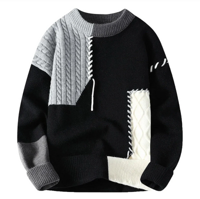 Leo™ | Handmade Patchwork Sweater 1+1 FREE