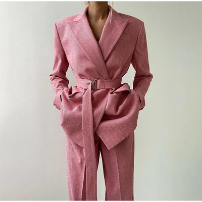 Élodie-Lys™ | Ensemble 3 pièces (corsetto, blazer et pantalon)