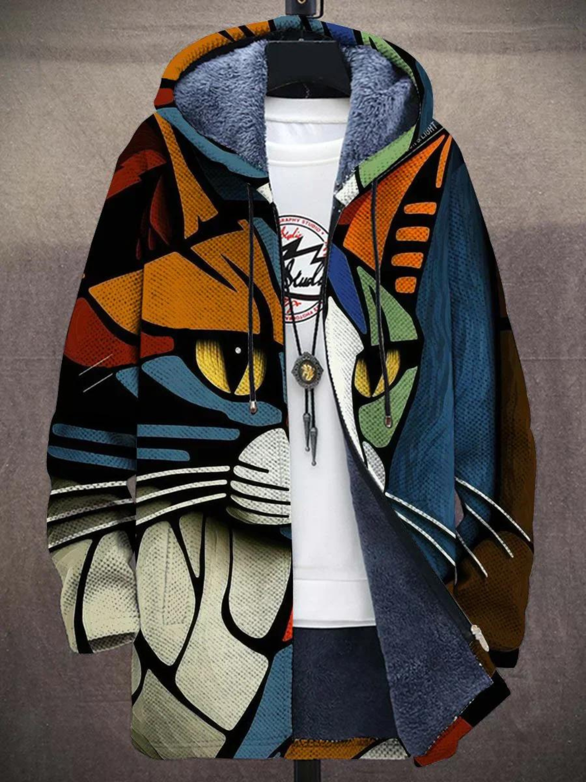 KATO™ | Gilet avec imprimé artistique de luxe