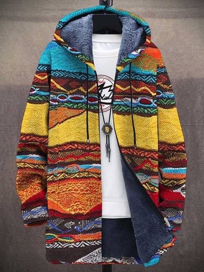 KATO™ | Gilet avec imprimé artistique de luxe