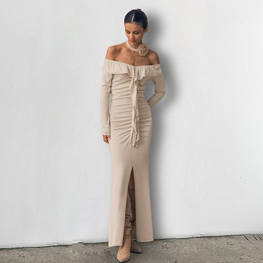 Kira | La robe kaki Clair