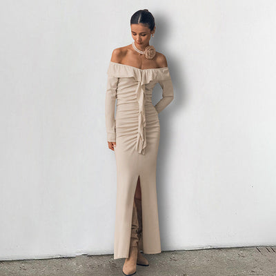 Kira | La robe kaki Clair