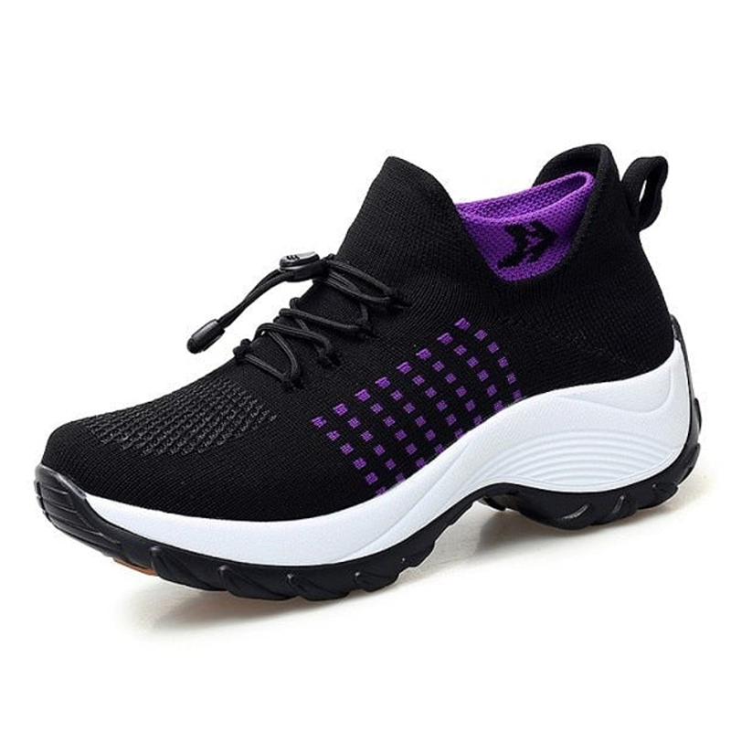 Chaussures confortables pour femmes avec support à coussin d'air pour réduire la tension du dos et des genoux