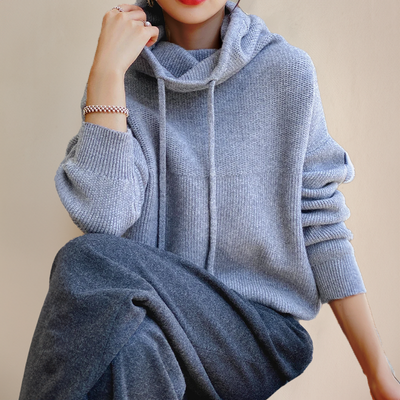 Charlotte - Pull col roulé en laine mérinos