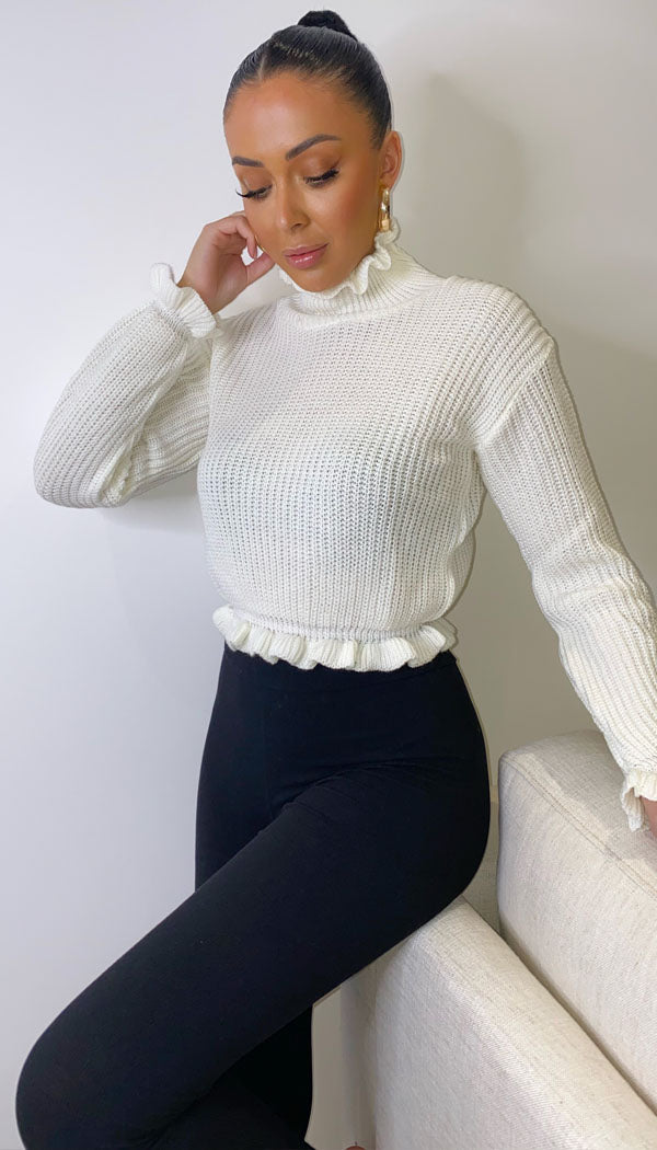 Nikki | Cropped Knitted Jumper