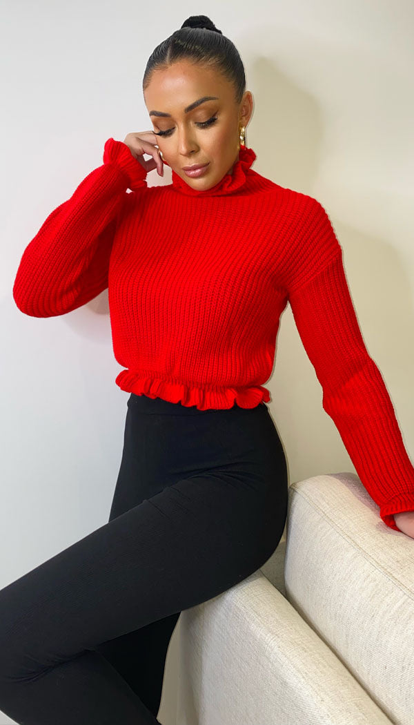 Nikki | Cropped Knitted Jumper