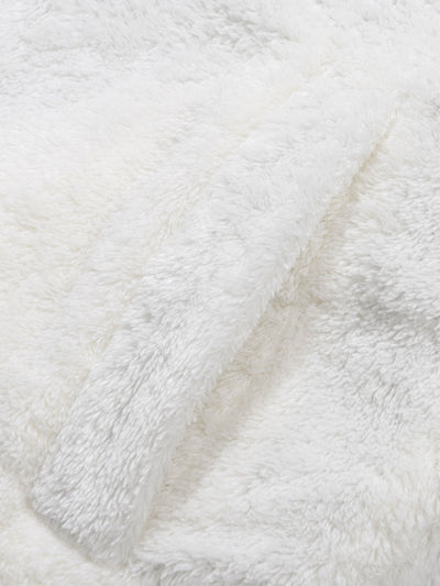 Manteau réversible en velours côtelé polaire Teddy