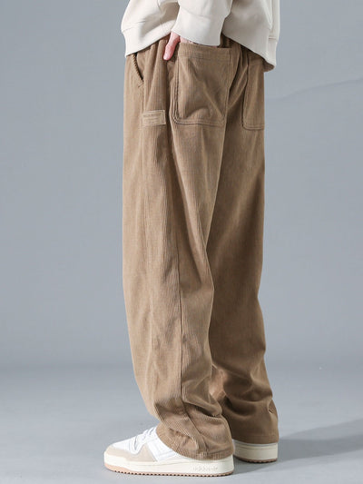 Straight Leg Corduroy Pants