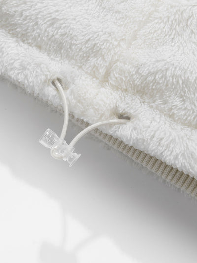 Manteau réversible en velours côtelé polaire Teddy