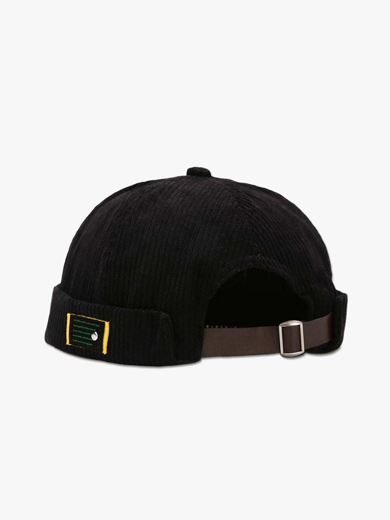 Chapeau sans bord en velours côtelé de style Harajuku japonais