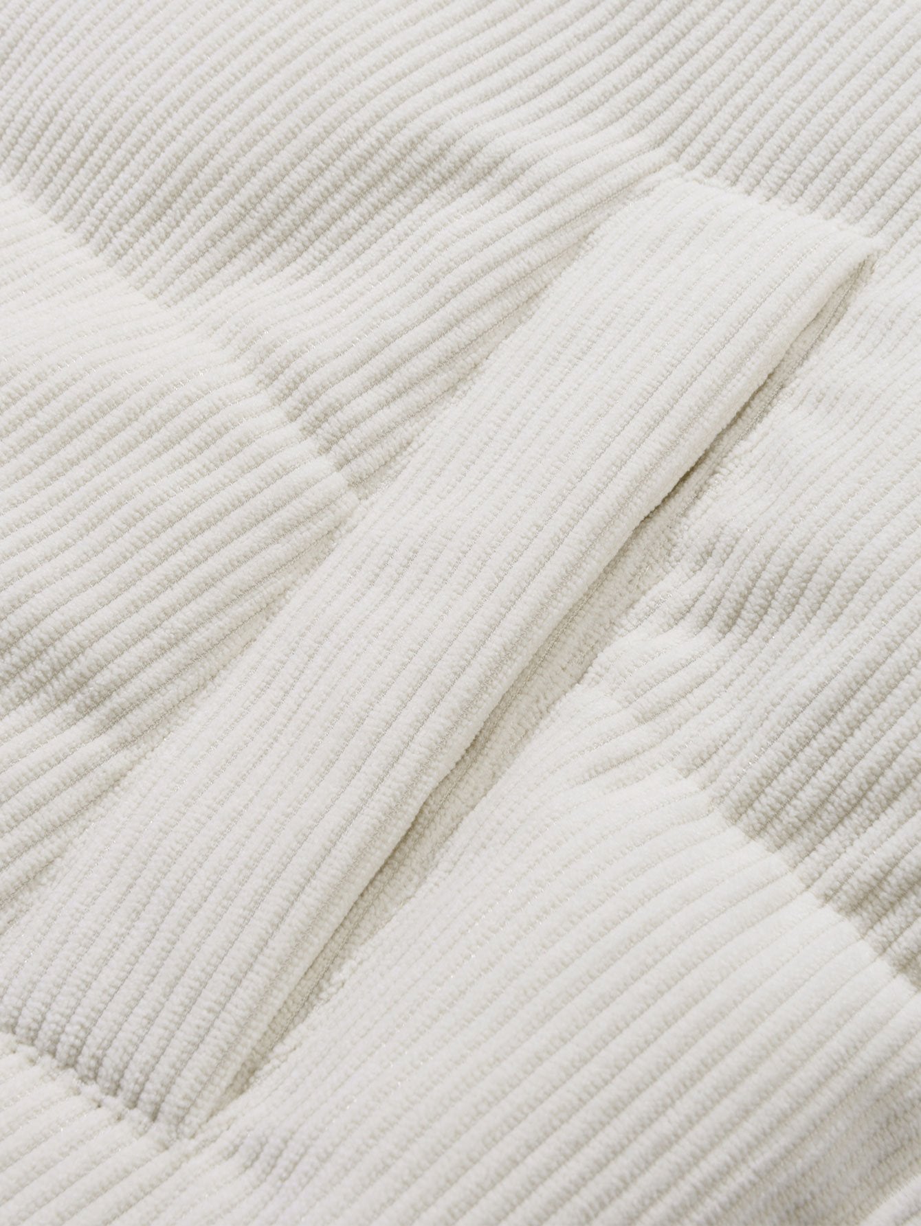 Manteau réversible en velours côtelé polaire Teddy