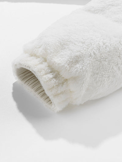 Manteau réversible en velours côtelé polaire Teddy