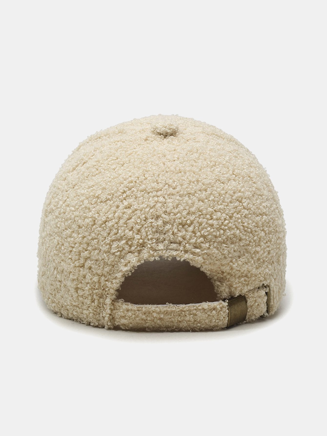 Eleven Embroidery Warm Teddy Plush Baseball Cap