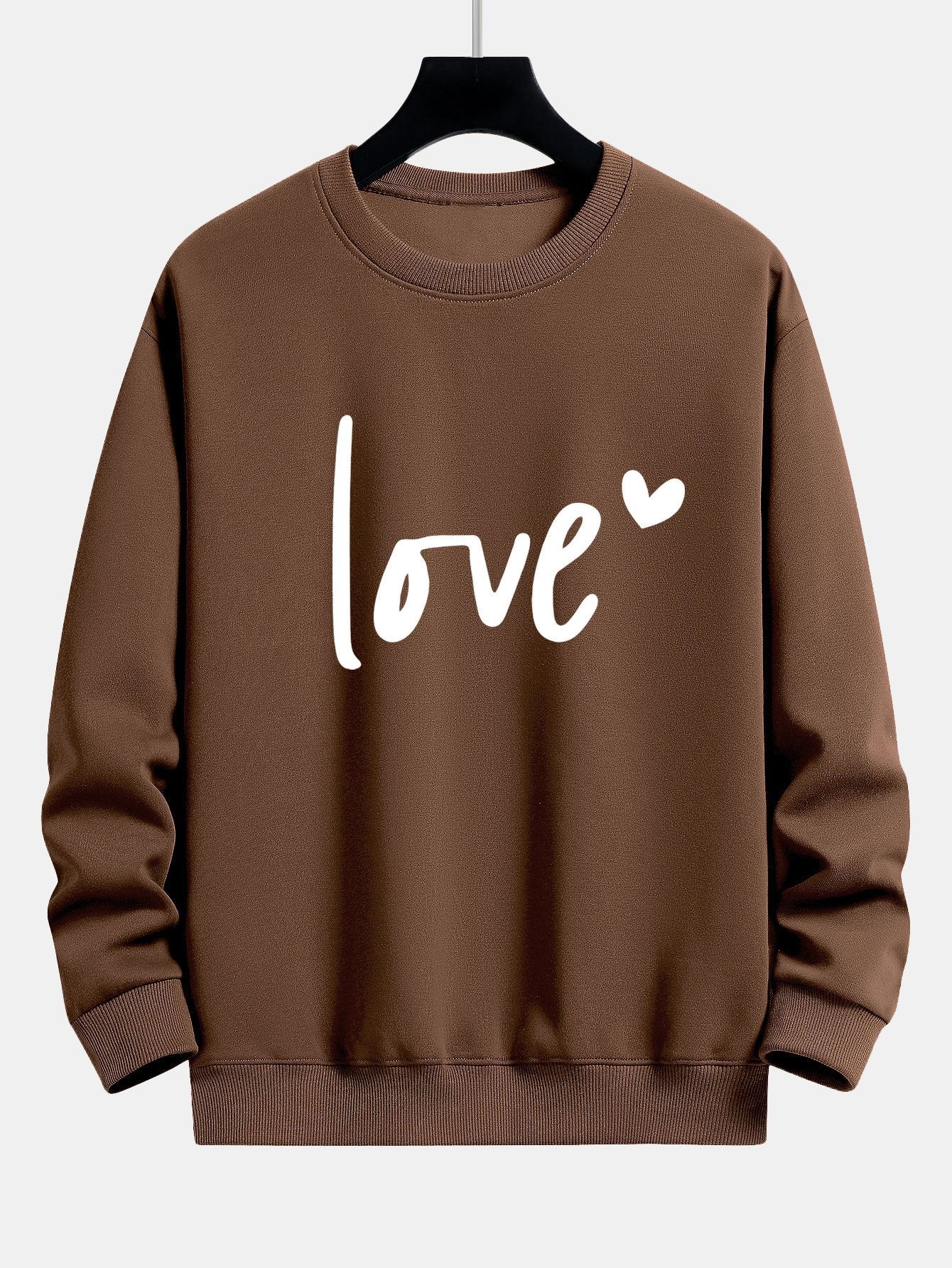 Love Print Relax Fit Sweatshirt