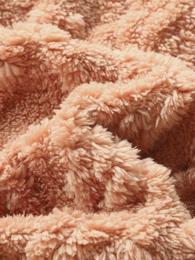 Sweat à capuche en jacquard géométrique Teddy