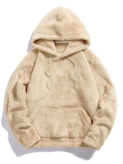Sweat à capuche Teddy basique et pantalon de jogging Teddy