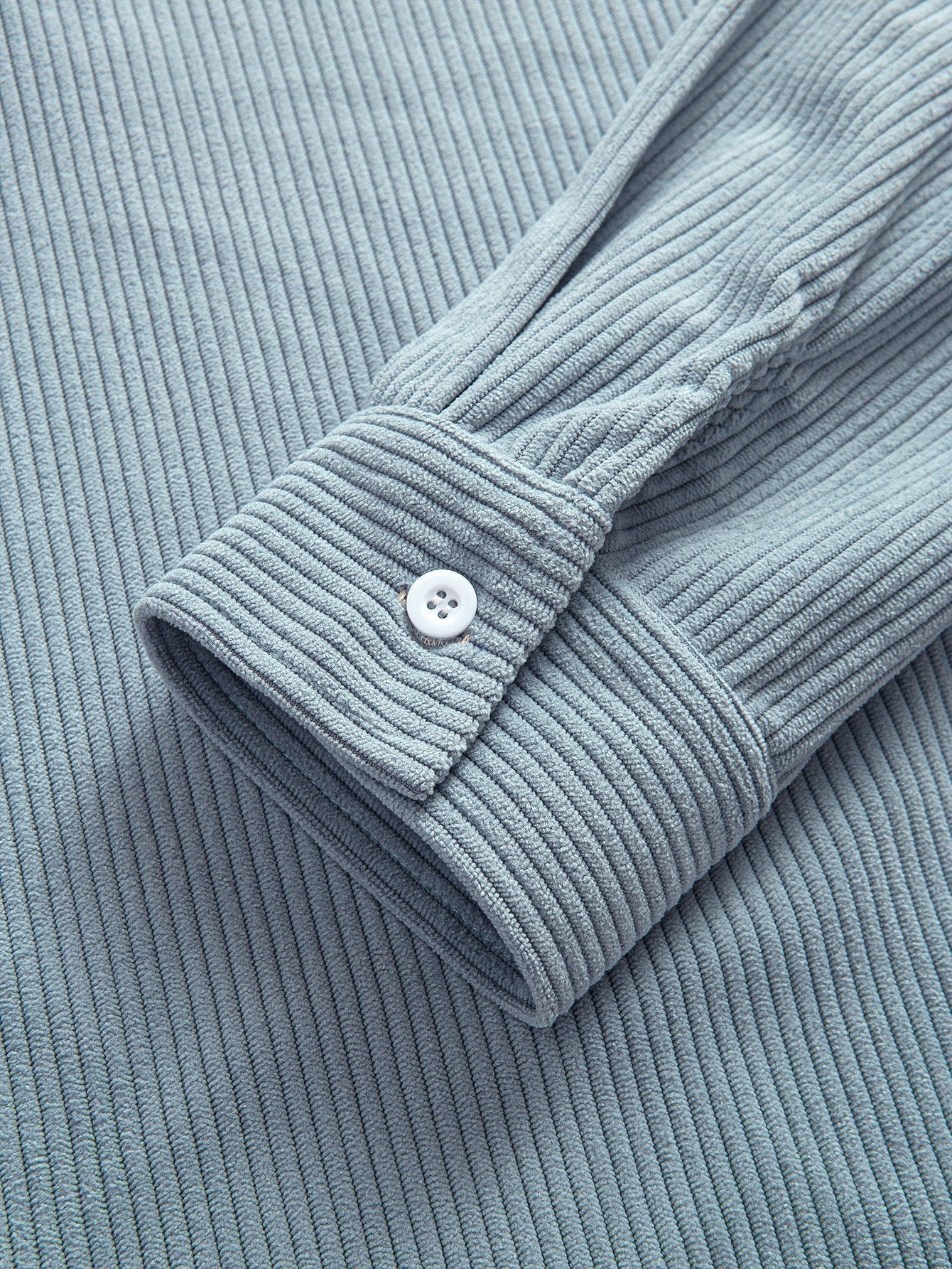 Chemise patchwork en velours côtelé