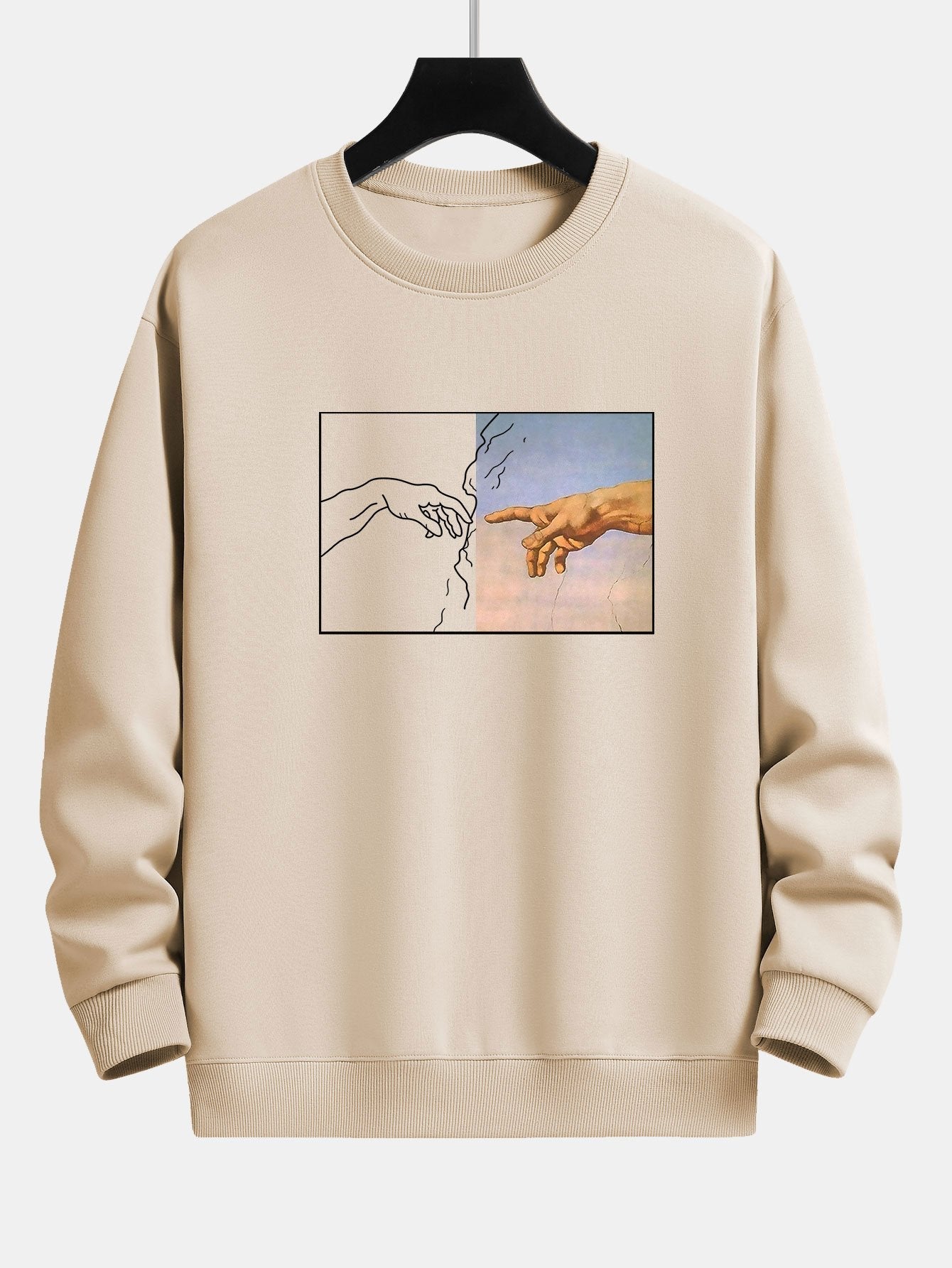Create Adam Print Relax Fit Sweatshirt