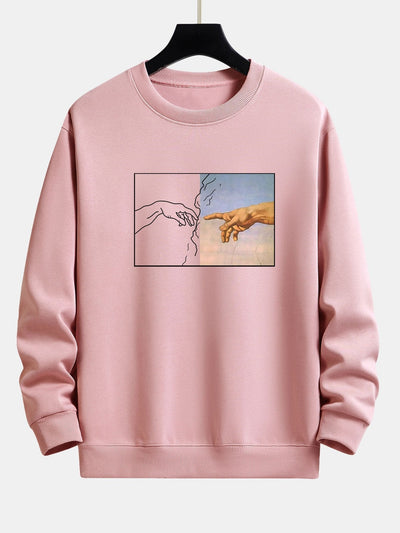 Create Adam Print Relax Fit Sweatshirt